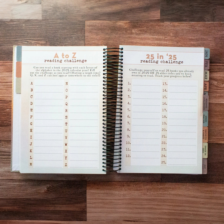 2025 Reading Tracker/Journal