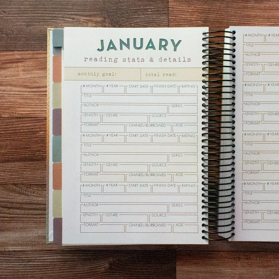 2025 Reading Tracker/Journal