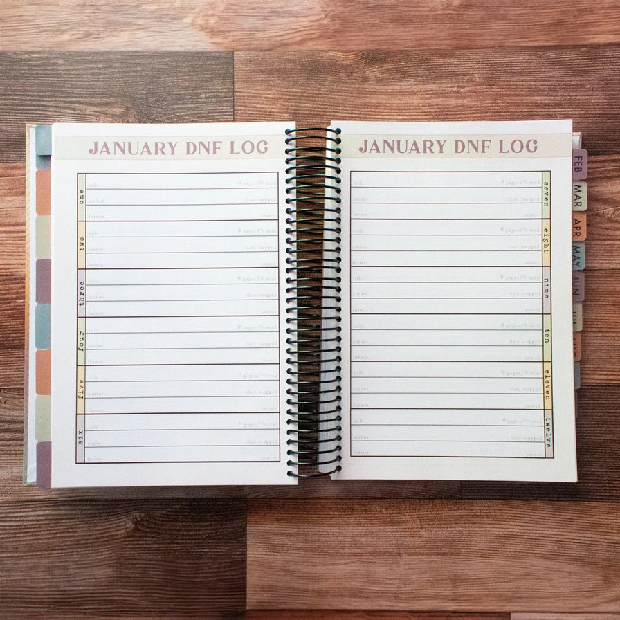 2025 Reading Tracker/Journal