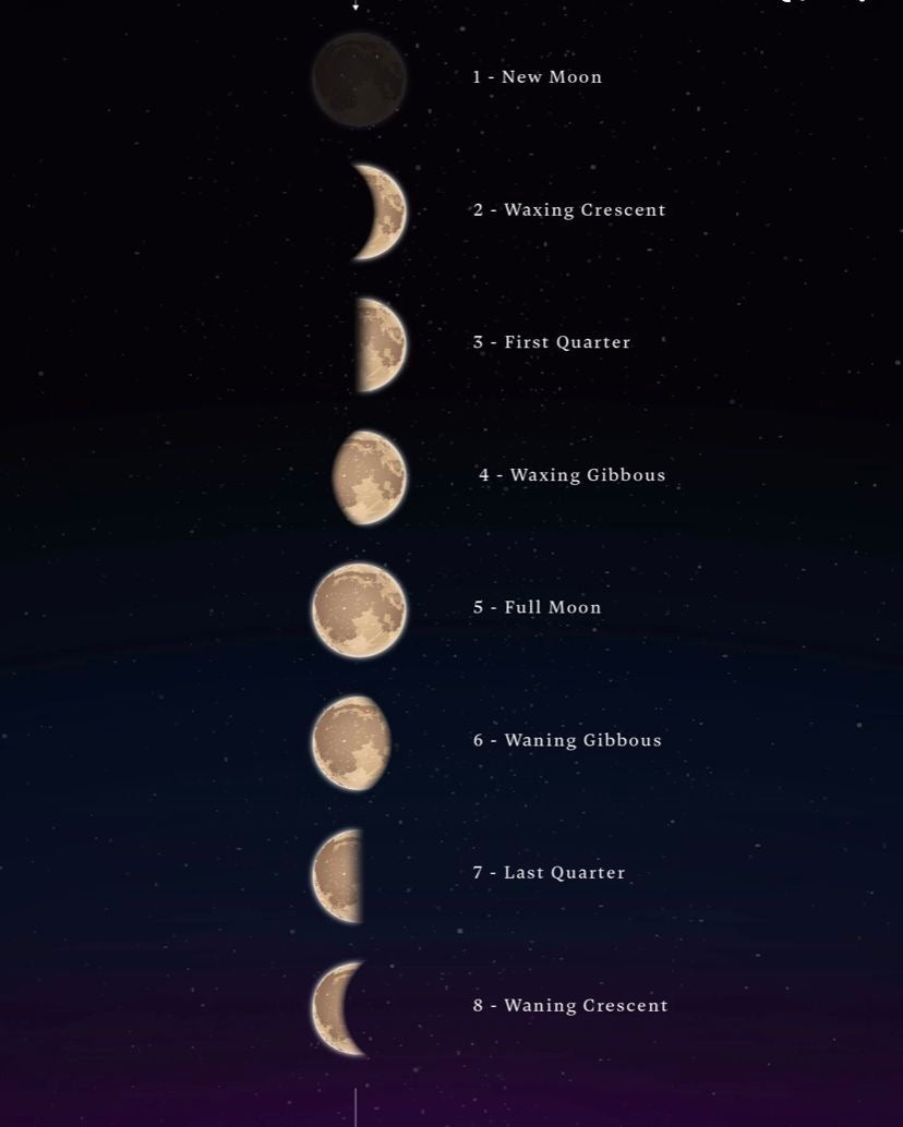 Moon Phases Kindle Inserts