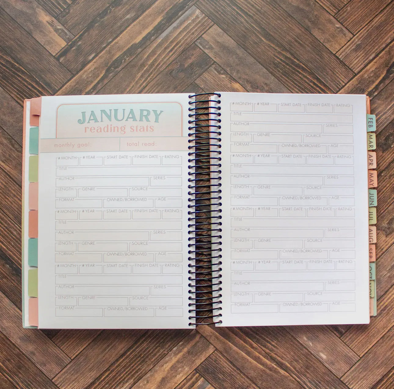 2026 Reading Tracker/Journal PREORDER
