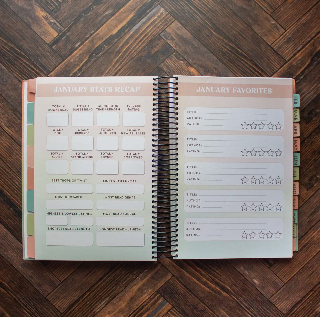 2026 Reading Tracker/Journal PREORDER