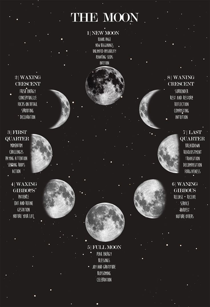 Moon Phases Kindle Inserts