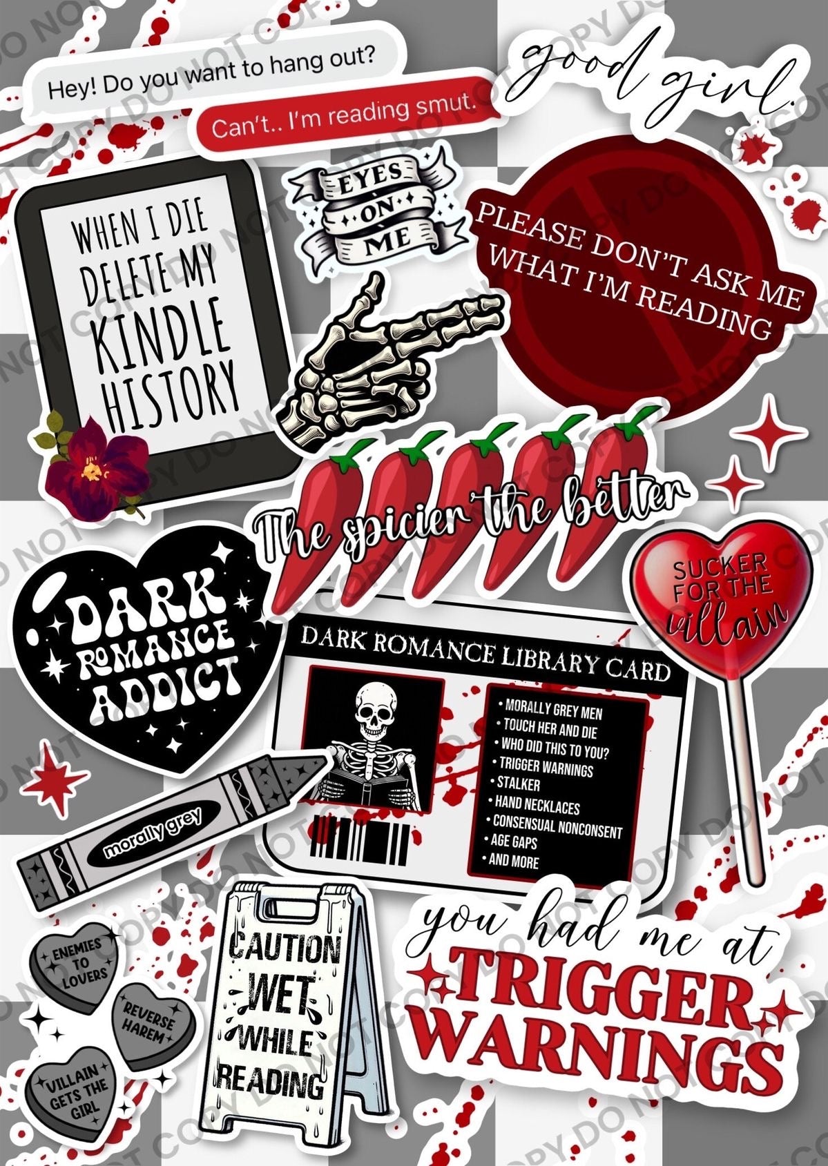 Dark Romance Kindle Inserts