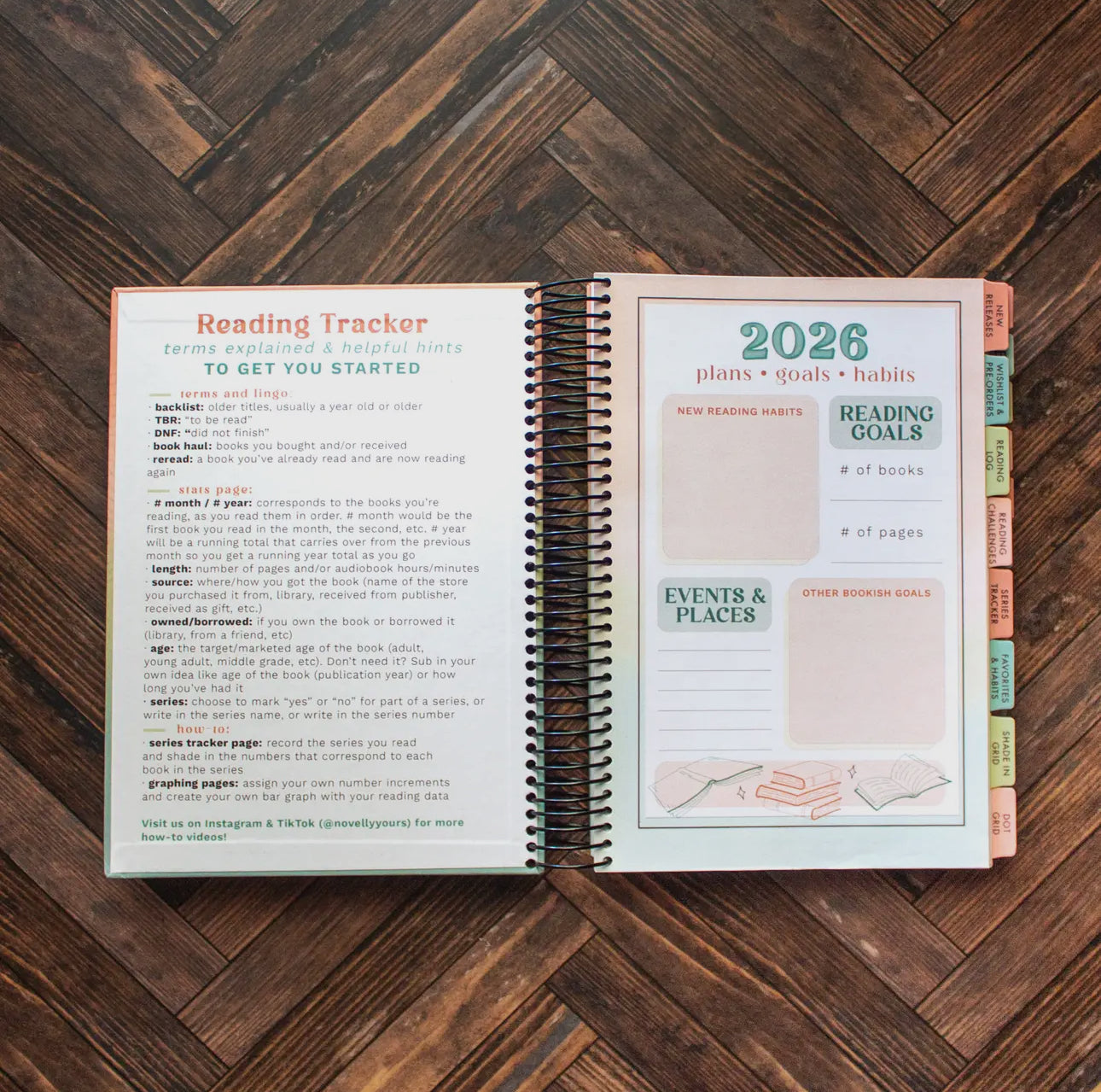 2026 Reading Tracker/Journal PREORDER