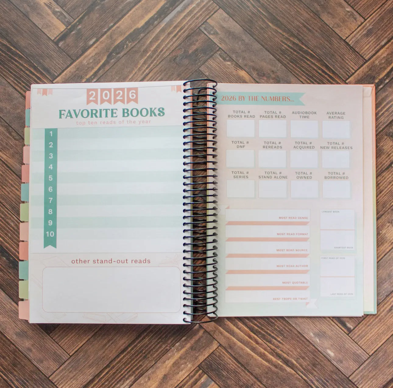 2026 Reading Tracker/Journal PREORDER