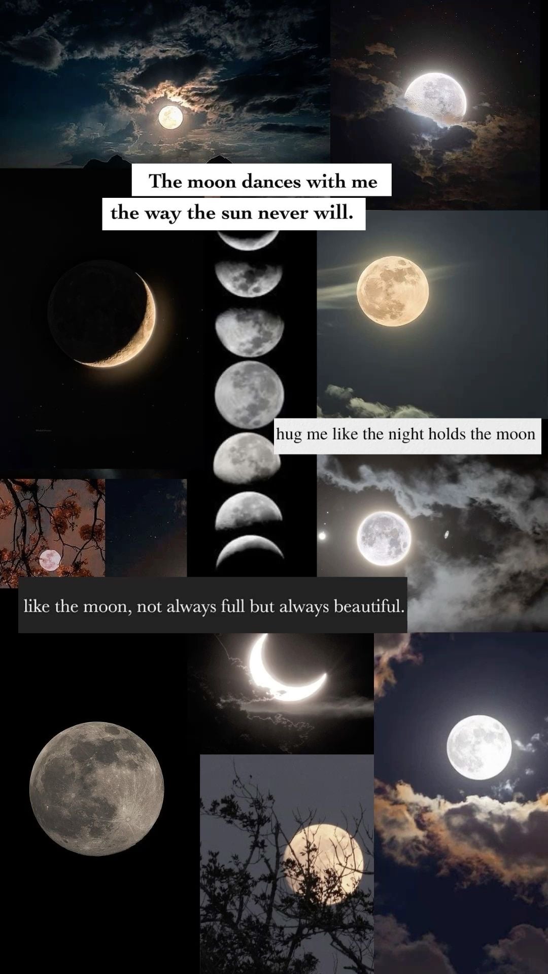 Moon Phases Kindle Inserts
