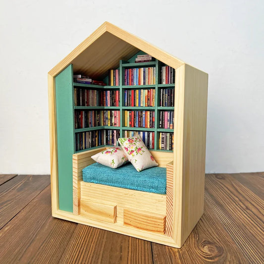 Handcrafted Mini Room Box Detailed Wooden Scene