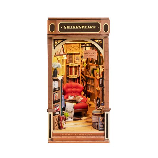 DIY Miniature Book Nook Kit | Bookstore